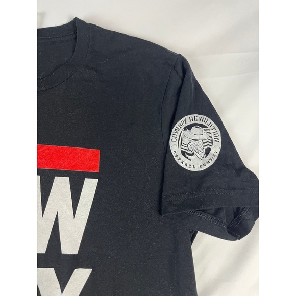 Revolution Apparel Co Tops - Revolution Apparel Co Cowboy Graphic T Shirt Black‎ XL Bella Canvas